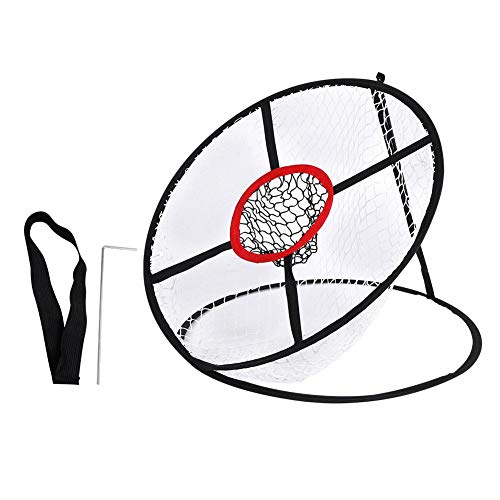 Dilwe Golf Chipping Net Two Layers Golf Training Practice Target Accessories for Indoor Outdoor Backyard