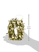 Load image into Gallery viewer, amscan 242091 Party Decorations, Foil Number Mini Pinata 0&quot;, Party Supplies, Gold, 6 x 4 1/2 x 2 inches, 1ct
