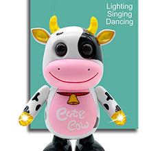 Load image into Gallery viewer, Plastic Robot Cow Toy, Dancing Cow Toy, Flashing Electric Musical Singing Birthday Gift Holiday Gifts for Kids over 3 Years Old Christmas Gift
