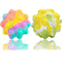 VANOKA Ball Bubble Popping Sensory Toy, 3D Pop Fidget Sensory Toys, Stress Reliever Silicone Pressure Relieving Toys, Fidget Poppers for Autistic Kids Special Needs Children Anxiety Adults