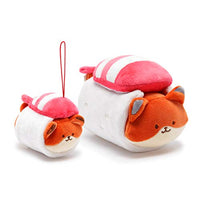 Anirollz Plush Stuffed Animal 2pcs Set Fox Sushi Toy Gift Set for Kids Foxiroll
