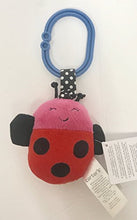 Load image into Gallery viewer, Lady Bug Rattle pull attachable
