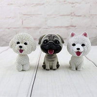Nodding Dog Animal Ornaments Mini Toys Car Interior (Color : Samoyed)