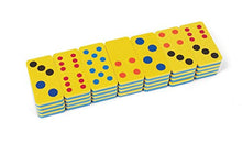 Load image into Gallery viewer, hand2mind Giant Foam Dominoes for Kids, Double Six Dominoes Set, Montessori Math Manipulatives, Elementary Classroom Must Haves, Kindergarten Learning Games, Math Educational Games (Set of 28)
