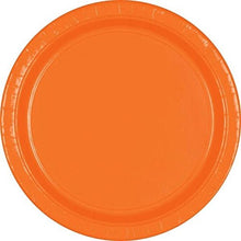 Load image into Gallery viewer, amscan Orange Peel Paper Round Plates | 9&quot; | Pack of 20 | Party Supply
