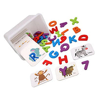 Balacoo 1 Set Letter Spelling and Writing Toys for Preschool Kindergarten Alphabets Letters Sight Word Matching Games for Kids Spelling Puzzle