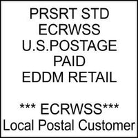 Postage Paid Stamp - EDDM - ECRWSS - Presorted Postage Stamp
