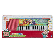 Load image into Gallery viewer, CoComelon First Act Musical Keyboard, 23 Keys; Music and ABC Songs Pre-Recorded, Educational Music Toys, Carry N Go Handle

