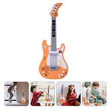 Load image into Gallery viewer, HEALLILY Kid Guitar Toy Electric Musical Guitar Play Guitar Ukulele Musical Instruments Educational Learning Toy Gift Orange
