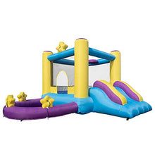 Load image into Gallery viewer, Inflatable Bounce House,Kids Castle Jumping Bouncer with Slide, for Outdoor and Indoor, Durable Sewn with Extra Thick Material, for Kids Summer Garden Water Party (Star B, with Inflator)
