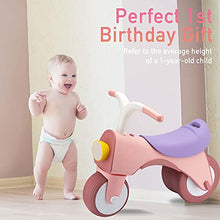 Load image into Gallery viewer, Tinone Baby Balance Bikes Baby Toys for 1 Year Old Boys Girls 12-36 Months Cute Toddler First Bicycle with Music and Lights Infant Walker Children No Pedal Soft Seats Wheels 1st Birthday Gift(Pink)
