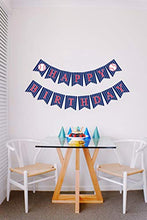 Load image into Gallery viewer, Baseball Happy Birthday Banner | Pre-Strung Bday Sign Party Decoration
