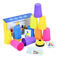 Toddmomy 1 Set Stacks Cups Sports Stacking Cups Training Game Challenge Competition Party Toy