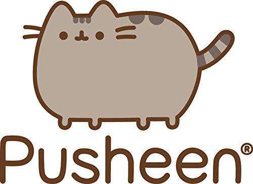 GUND Pusheen Heart Pastel Cat Plush Stuffed Animal, Green, 6