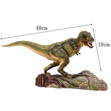 Load image into Gallery viewer, Super 15.7 Tyrannosaurus Rex T-Rex Large Dinosaur Realistic Figure with Tree Root Platform Jurassic Animal Dino PVC Model Toys Collector Decor Gift Birthday Party for Adult
