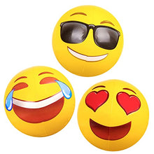 Load image into Gallery viewer, CocoNut Float - Emoji Beach Ball 12 Pack - 18 Inch Beach Balls
