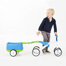 Load image into Gallery viewer, Chillafish QUADIE + TRAILIE: 4-Wheeler &quot;Grow-with-Me&quot; Ride-On Quad and Trailer Combo, Blue
