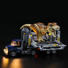 Load image into Gallery viewer, LIGHTAILING Light Set for (Jurassic World T. rex Transport) Building Blocks Model - Led Light kit Compatible with Lego 75933(NOT Included The Model)
