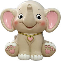 TOYSBBS Cute Cartoon Elephant Piggy Bank Coin Bank Saving Pot Money Box for Kids Birthday Gift Nursery Decor,Pink