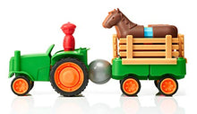 Load image into Gallery viewer, SmartMax My First Farm Tractor STEM Magnetic Discovery Play Set with Moving Tractor for Ages 1-5
