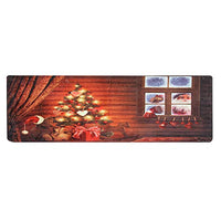 Door Mat, Christmas Tree Anti-slip Floor Mat Decoration for Home Entrance Bathroom Kitchen, 40 x 120cm / 15.7 x 47.2in