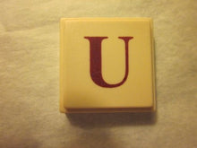 Load image into Gallery viewer, 1988/1997 UpWords Game Piece: Letter U
