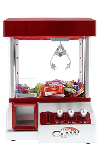 Electronic Arcade Claw Machine - Toy Grabber Machine With Flashing LED Lights and Sound
