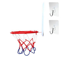 Load image into Gallery viewer, Vbest life Indoor Adjustable Toy Basketball Plate Set, Children Mini Basketball Plate Toy with Hoop for Children&#39;s Indoor Toy(Adhesive Hook)
