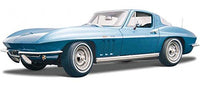 Maisto 1965 Chevy Corvette, Blue 31640 - 1/18 Scale Diecast Model Toy Car