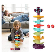 Load image into Gallery viewer, NUOBESTY Ball Drop Toys Swirl Ball Ramp Colorful Ball Run Toy Baby Toys Rattling Balls Promote Fine Motor Skills
