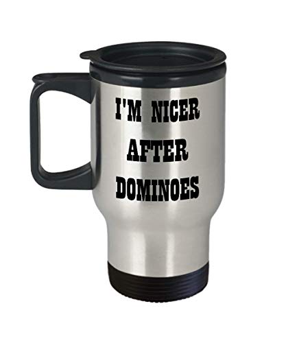 Dominoes Insulated Travel Mug Hobbies I'm Nicer After Dominoes Unique Inspirational Sarcasm Gift From Dad,ap0879