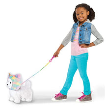 Load image into Gallery viewer, Barbie Walking Puppy with Unicorn Hat, Barks and Walks on Leash, Ages 3 Up, White Dog, Toys for Kids by Just Play, Kids Toys for Ages 3 Up
