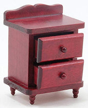 Load image into Gallery viewer, Factory Direct Craft Dollhouse Miniature Mahogany Nightstand for Creating and Decorating or Building Dollhouses
