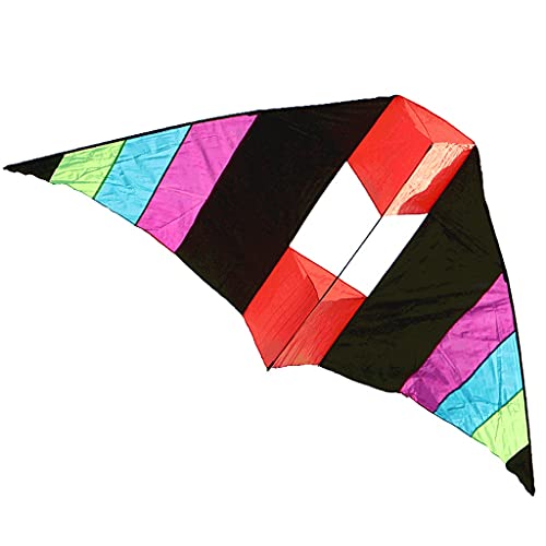 ZANZAN Three-Dimensional Kite Kite for Beach Parks Etc,Beginner Kite with Kite String and Kite Reel for Children and Adults-Color (Color : 100M LINE)