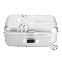Safe and Eco-Friendly Baby Suitcase Toy, Rolling Suitcase Toy, Mini Luggage Box Baby Toy, Suitcase Toy for Baby Kids(Silver)