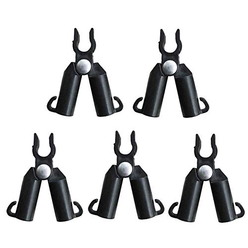 Academyus 5Pcs Corrosion-Resistant Plastic Multifunctional Plant Fixing Clip with Adjustable Clip for Garden B 16mm