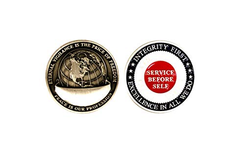 USAF Core Values Challenge Coin