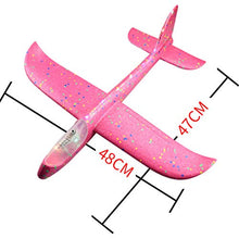 Load image into Gallery viewer, NUOBESTY Foam Airplane Hand Throwing Plane Flying Glider Aircraft Model Toys for Kids Children Outdoor Playing 2pcs (Random Color)
