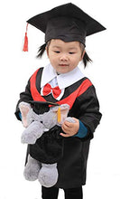 Load image into Gallery viewer, Plushland Elephant Plush Stuffed Animal Toys Present Gifts for Graduation Day, Personalized Text, Name or Your School Logo on Gown, Best for Any Grad School Kids 12 Inches(Black Cap and Gown)
