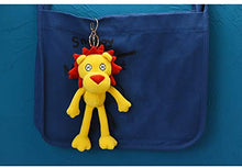 Load image into Gallery viewer, VICKYPOP Animal Plush Keychain Cute Lion Stuffed Toy and Interesting Backpack Doll Pendant for Kids or Friends (Lion-Yellow)

