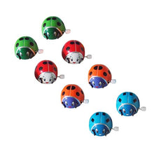Load image into Gallery viewer, Tomaibaby 12pcs Wind Up Toys Animal Clockwork Ladybird Toys Crawling Toys Walking Shaking Head Chain Toys Party Bag Filler Gift for Kids (Random Color)

