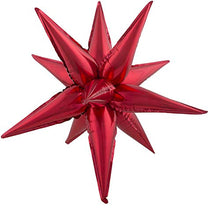 Load image into Gallery viewer, Balloon-Foil-3D Star Burst 20x6&quot; Red
