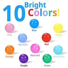 Load image into Gallery viewer, STARBOLO Ball Pit Balls- Pack of 100 - 10 Bright Colors Phthalate Free BPA Free Non-Toxic Plastic Balls Crush Proof Play Balls (100 Balls).
