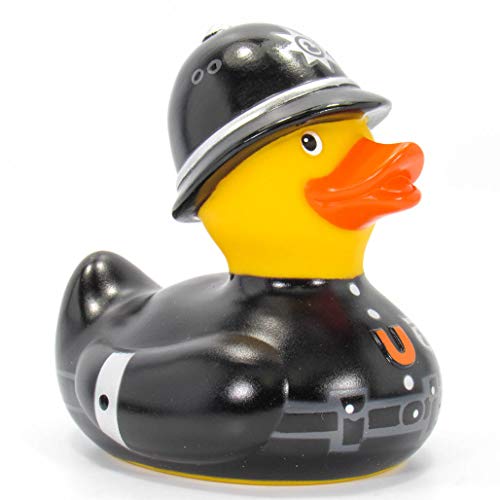 Constable (British Police) Rubber Duck Bath Toys by Bud Ducks | Elegant Gift Packaging - 