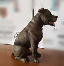 Load image into Gallery viewer, Mr.Z 1/6 American Staffordshire Terrier Dog Pet Bulldog Realistic Educational Painted Figure Toys Collector Decor Gift Birthday Party for Adult (Sitting Posture)
