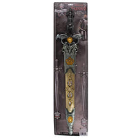 Forum Novelties 80511 Dark Royalty Sword & Shealth Set, One Size, Multicolor