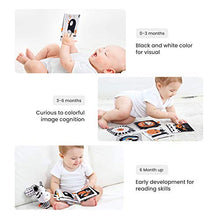 Load image into Gallery viewer, TUMAMA Baby Toys Gift Set Black and White Tummy Time Mirror Plush Rattles Rings and Crinkle Soft Cloth Book Flashcard, Car Seat Stroller Hanging Toy for 0 3 6 9 12 Months Newborn Infant Toddler
