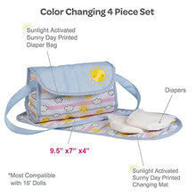 Load image into Gallery viewer, Adora Sunny Days Baby Doll Accessories Interactive, Color Changing &amp; Water Activated Baby Doll Diaper Bag Multi color,13 inch
