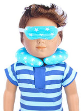 Load image into Gallery viewer, 18 Inch Doll Clothes and Accessories Boy Doll Travel Suitcase Set for 18 inch Boy Dolls
