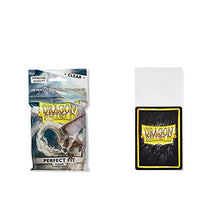 Load image into Gallery viewer, Dragon Shield Inner Sleeve Clear Standard Size 100 ct Card Sleeves Individual Pack
